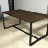 1 Ambientacion Mesa - Madera Chocolate