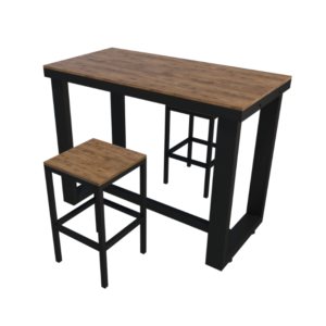 Barra Desayunador con 2 bancos Tepic