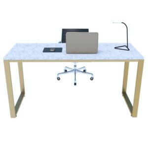 Escritorio Industrial Sonora 120cm Dorado