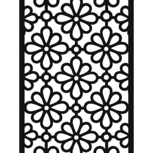Celosía Flores Metal HBM144
