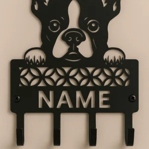 Portallaves Mascotas Bulldog Francés Metal