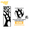 Celosía metálica MUBEL — M14 Celosía metálica MUBEL diseño M14 en negro semimate